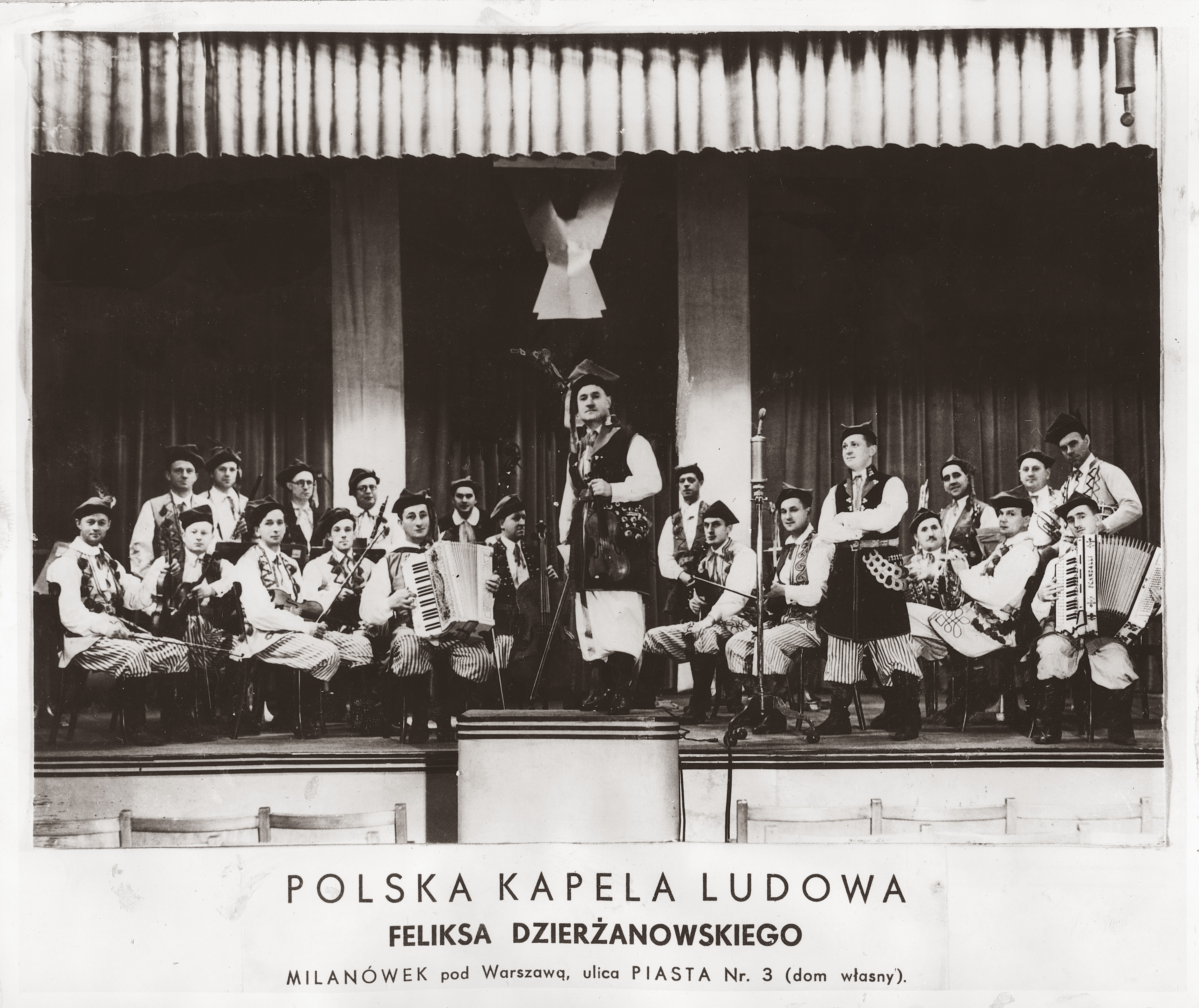 Polska Kapela Ludowa Feliksa Dzierżanowskiego ok. 1934 r.